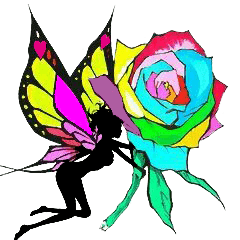 Fairy and flowers