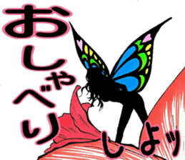 Fairy and flowers sticker #2926646