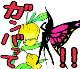 Fairy and flowers sticker #2926651