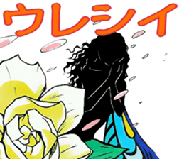 Fairy and flowers sticker #2926665