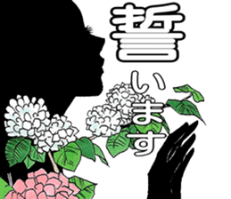 Fairy and flowers sticker #2926673