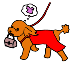 Sweet toy poodle Joshua sticker #2926736