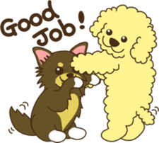 Poodle & Chihuahua sticker #2926965