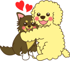 Poodle & Chihuahua sticker #2926969