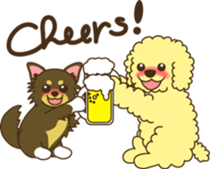 Poodle & Chihuahua sticker #2926973