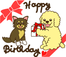 Poodle & Chihuahua sticker #2926979