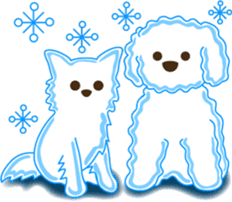 Poodle & Chihuahua sticker #2926982