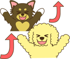 Poodle & Chihuahua sticker #2926987