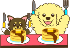 Poodle & Chihuahua sticker #2926990