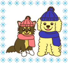 Poodle & Chihuahua sticker #2926992
