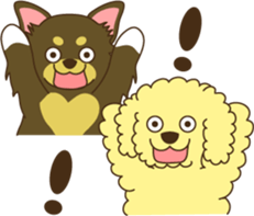 Poodle & Chihuahua sticker #2926993