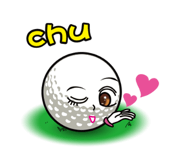 LOVE GOLF(e) sticker #2927901