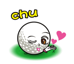 LOVE GOLF(e) sticker #2927901