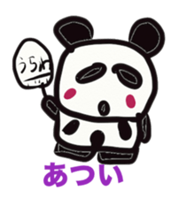 Monochrome panda sticker #2928256