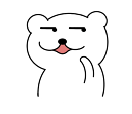 Bear and bird sticker #2928444