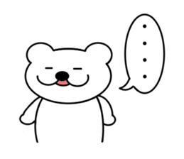 Bear and bird sticker #2928467