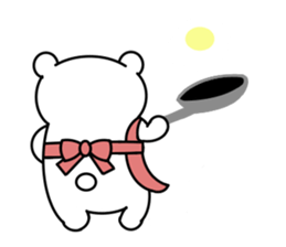 Bear and bird sticker #2928479