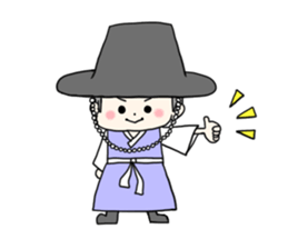 chima jeogori girl sticker #2929063