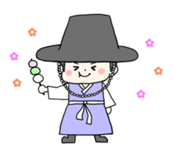 chima jeogori girl sticker #2929065