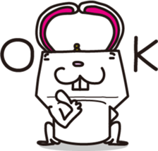 Robot animal RABBIT sticker #2929363