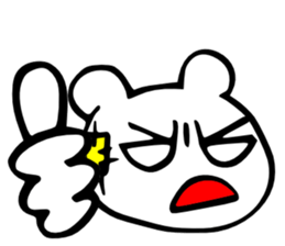 Bear lovable sticker #2931372