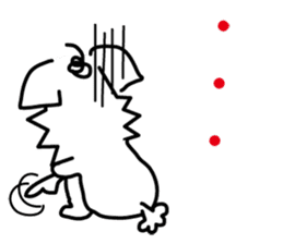 Hiroshima doggie "jyaken" sticker #2931585