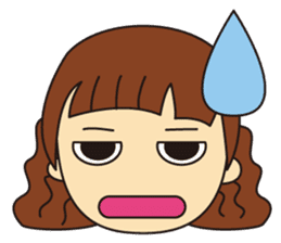 Little Girl and Mom sticker #2931704