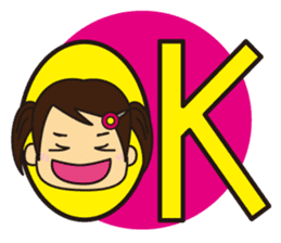 Little Girl and Mom sticker #2931722