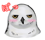 Owl & Birds Sticker sticker #2931928