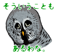Owl & Birds Sticker sticker #2931940