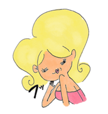 Pheromone lady sticker #2932503