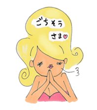 Pheromone lady sticker #2932514