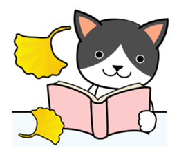 A seasonal cat sticker #2933183