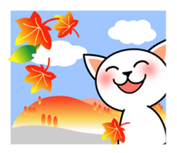 A seasonal cat sticker #2933185