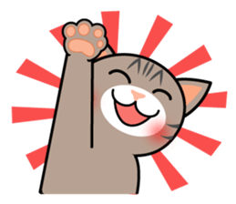 A seasonal cat sticker #2933200