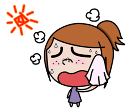 Little Freckles's Life sticker #2933368