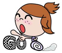 Little Freckles's Life sticker #2933380