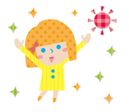 Daily conversation of the girl&cat sticker #2934163