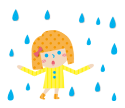 Daily conversation of the girl&cat sticker #2934164