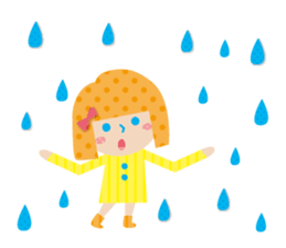 Daily conversation of the girl&cat sticker #2934164