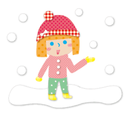 Daily conversation of the girl&cat sticker #2934167