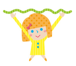 Daily conversation of the girl&cat sticker #2934179