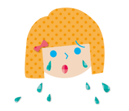 Daily conversation of the girl&cat sticker #2934180