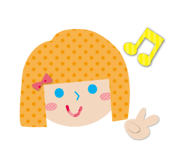 Daily conversation of the girl&cat sticker #2934183