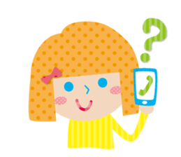 Daily conversation of the girl&cat sticker #2934184