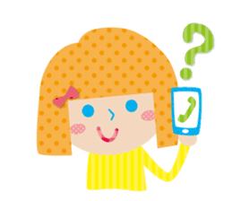 Daily conversation of the girl&cat sticker #2934184