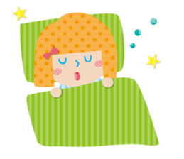 Daily conversation of the girl&cat sticker #2934187