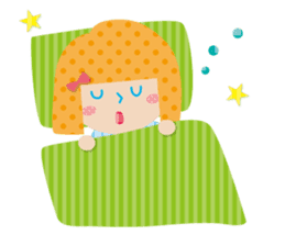 Daily conversation of the girl&cat sticker #2934187