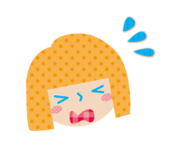 Daily conversation of the girl&cat sticker #2934196