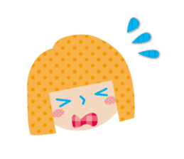 Daily conversation of the girl&cat sticker #2934196